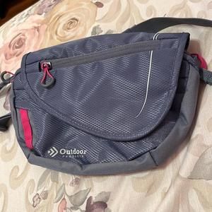 Outdoor Products Grey Blue and Pink Fanny Pack Waist Bag